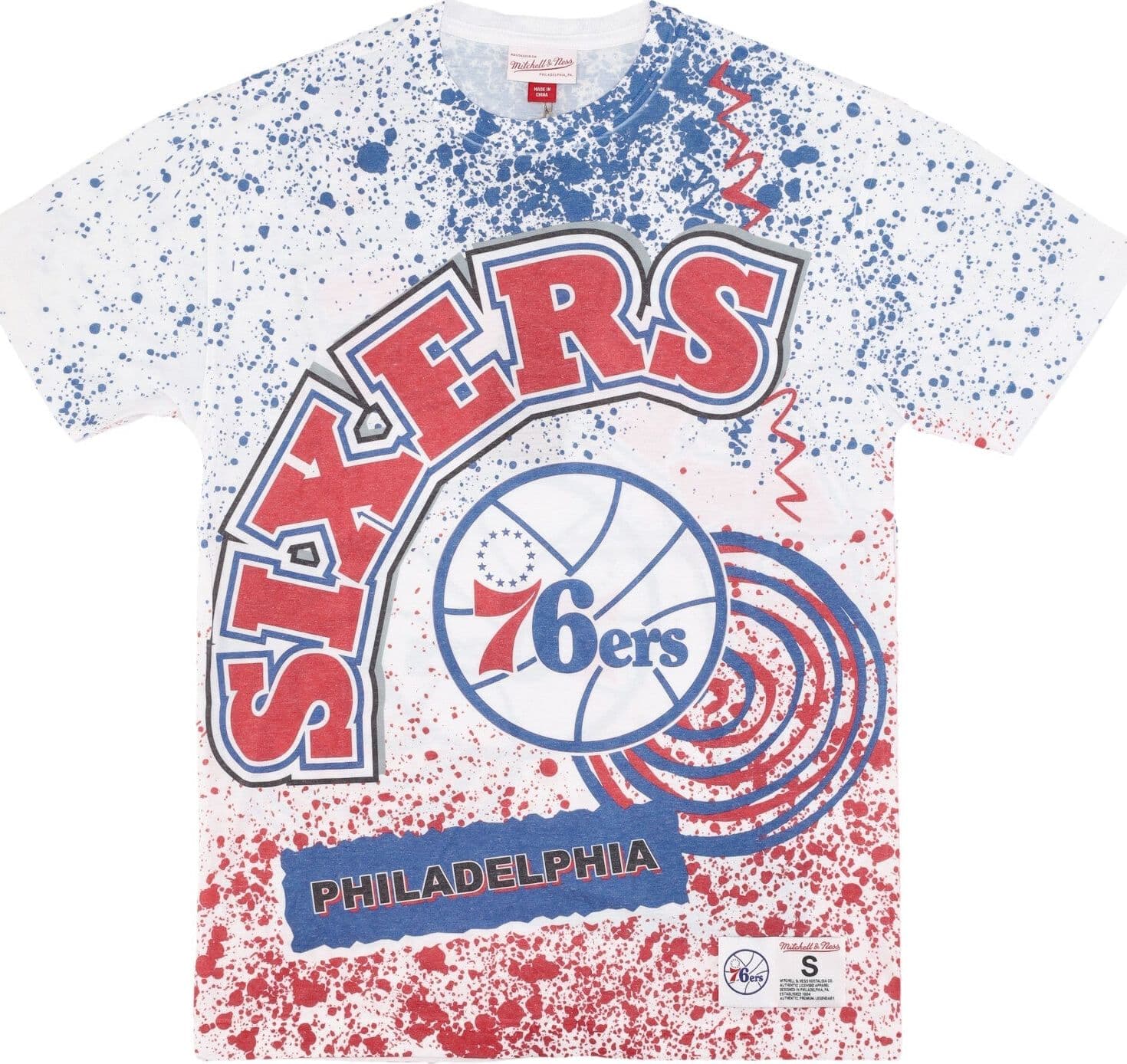 MITCHELL & NESS Maglietta Uomo Nba Team Burst Sublimated Tee Phi76e White/original Team Colors da uomo in T-Shirt Drestige - Casamassima, commercioVirtuoso.it