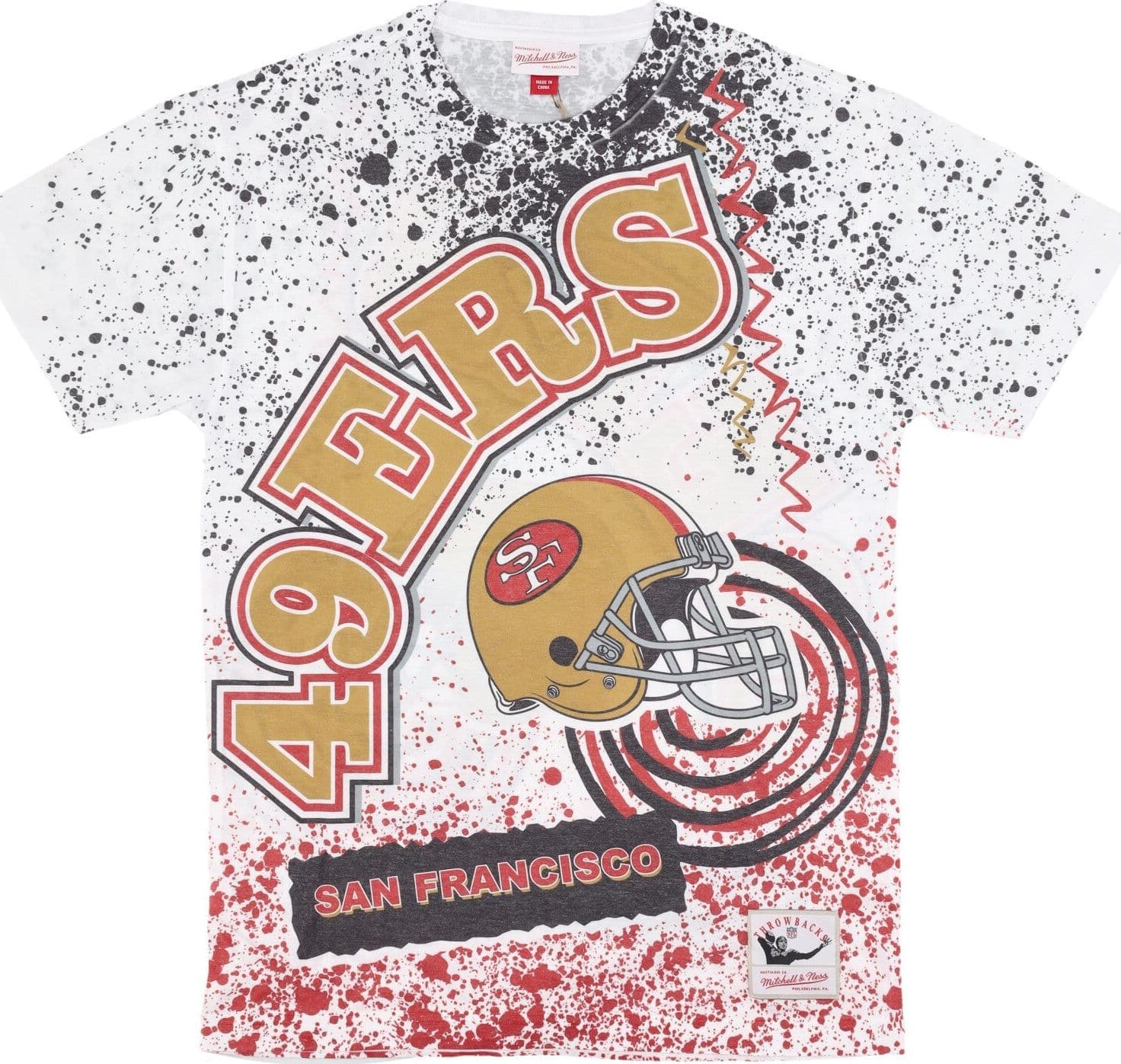 MITCHELL & NESS Maglietta Uomo Nfl Team Burst Sublimated Tee Saf49e White/original Team Colors da uomo in T-Shirt Drestige - Casamassima, commercioVirtuoso.it