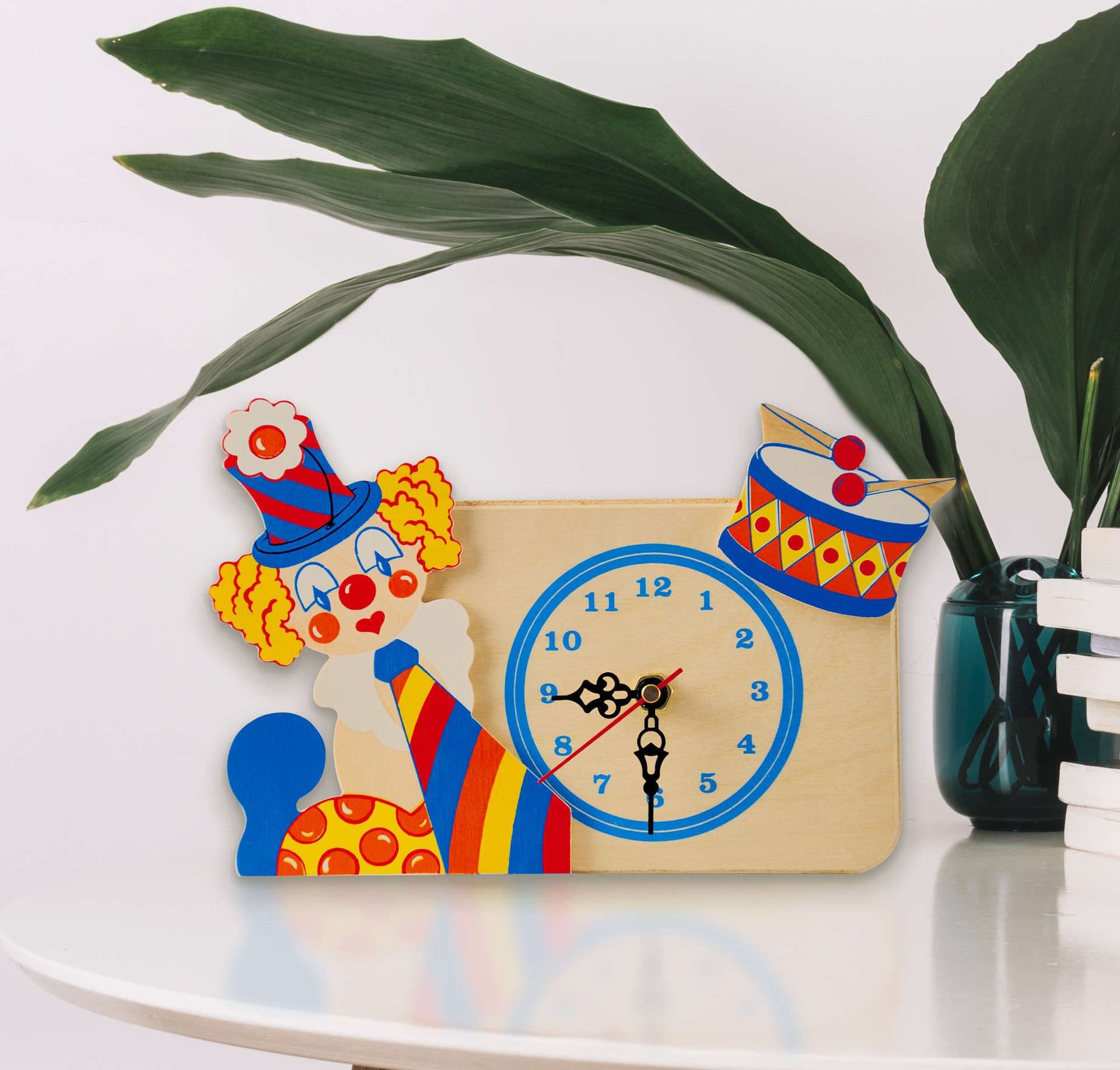 Orologio - Clown (da Tavolo) per Cameretta Bambini Dida