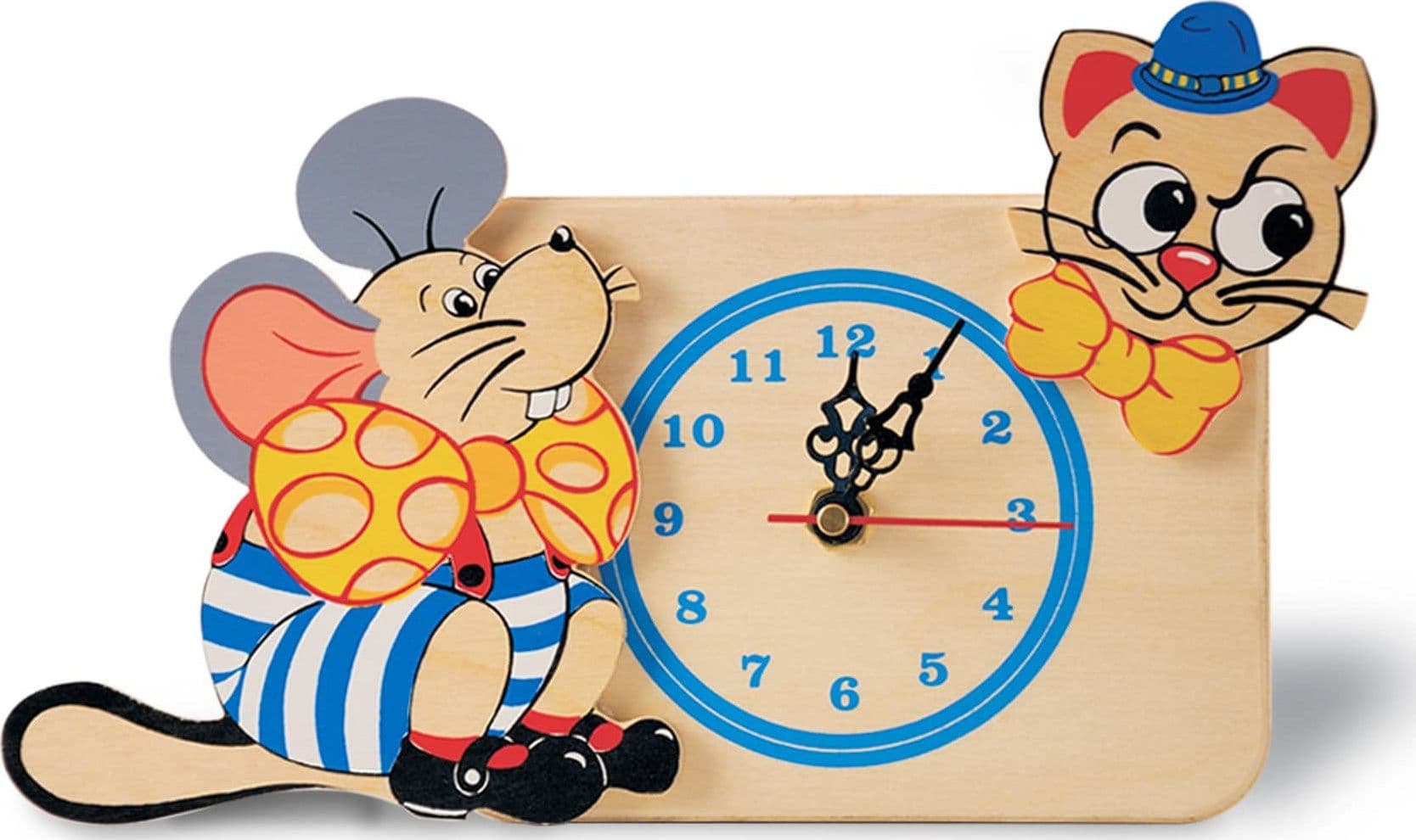 Orologio - Topo Gatto (da Tavolo) per Cameretta Bambini Dida in Orologi Dida - Ragusa, commercioVirtuoso.it