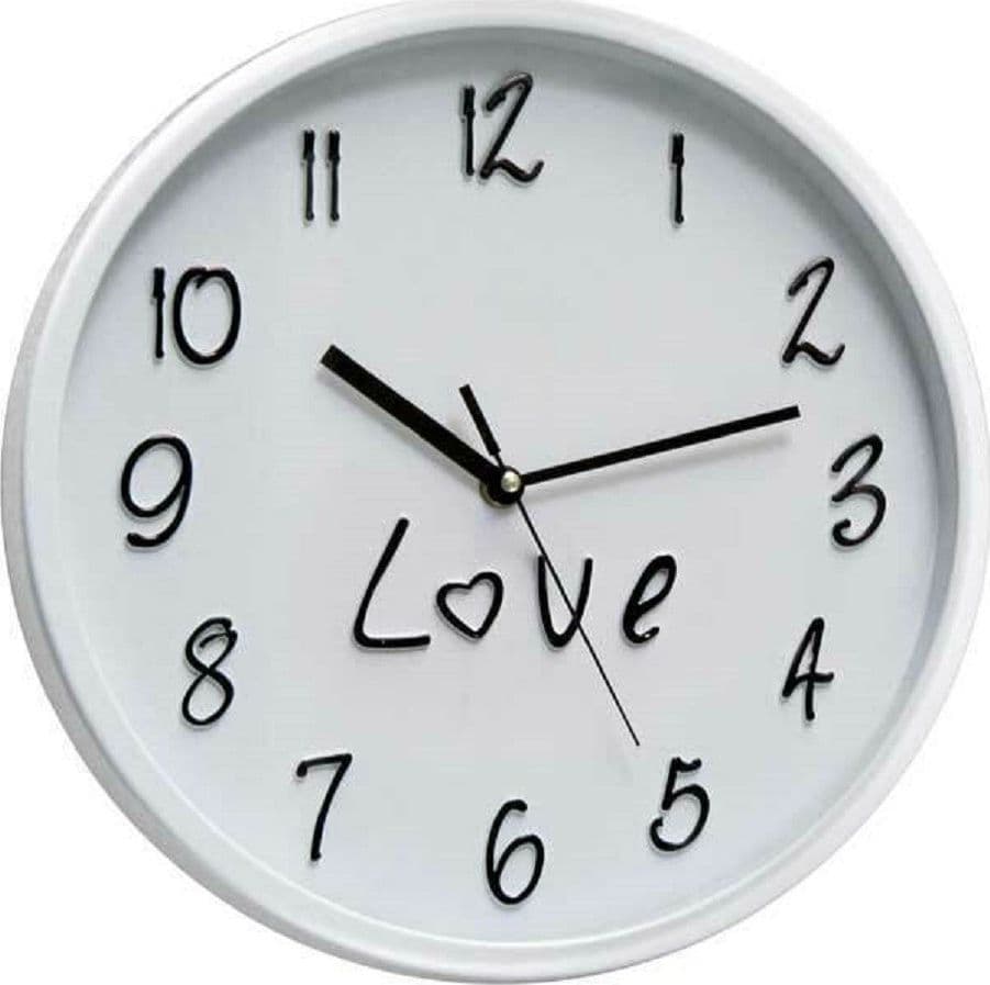 Orologio 30x4cm Parete Love Classico Moderno Tondo In Plastica Colori Ass 798146 Casa e cucina/Decorazioni per interni/Orologi/Orologi da parete Trade Shop italia - Napoli, Commerciovirtuoso.it