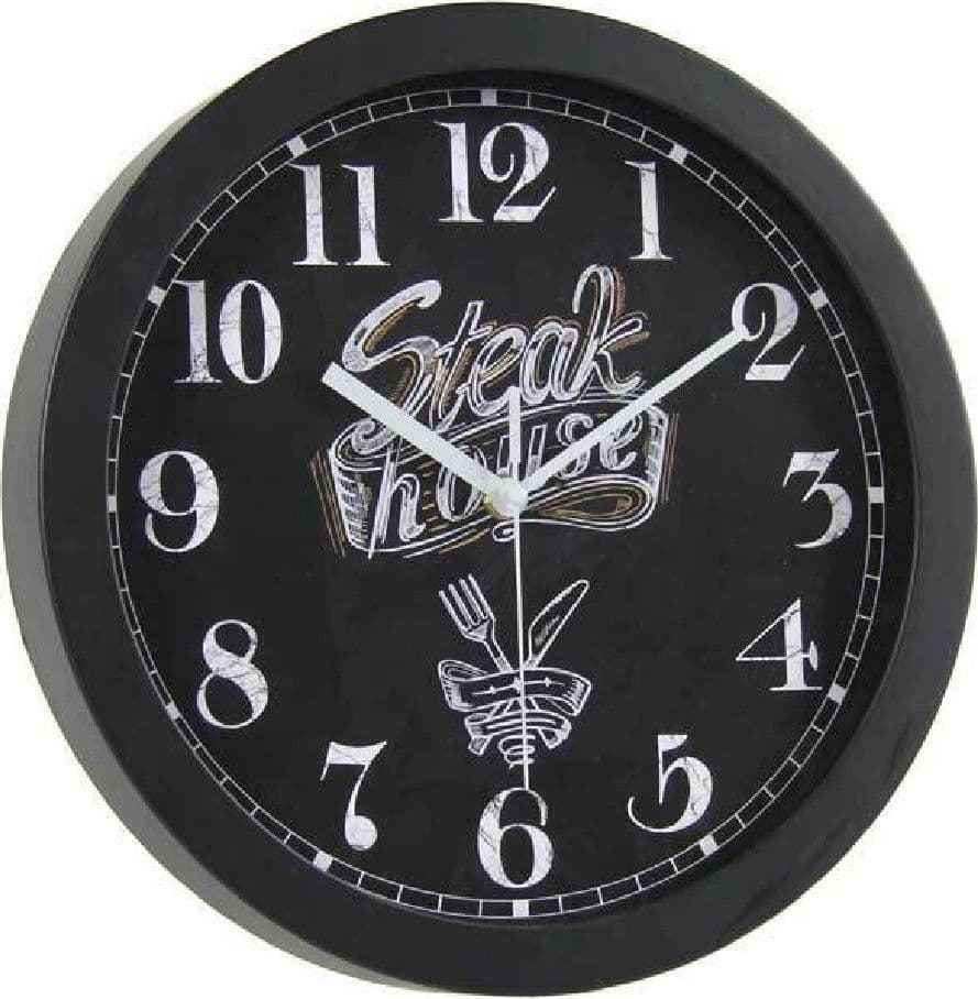 Orologio 30x4x30cm Da Parete Bar Caffe Ristorante Moderno Nero Decori Ass 774621 Casa e cucina/Decorazioni per interni/Orologi/Orologi da parete Trade Shop italia - Napoli, Commerciovirtuoso.it