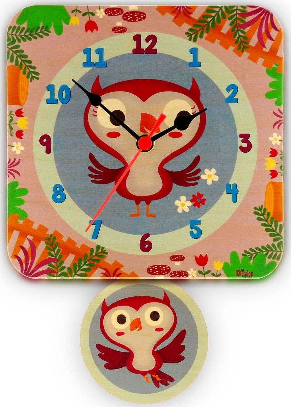 Orologio A Pendolo - Gufi Da Parete Cameretta Bambini Dida in Orologi Dida - Ragusa, commercioVirtuoso.it