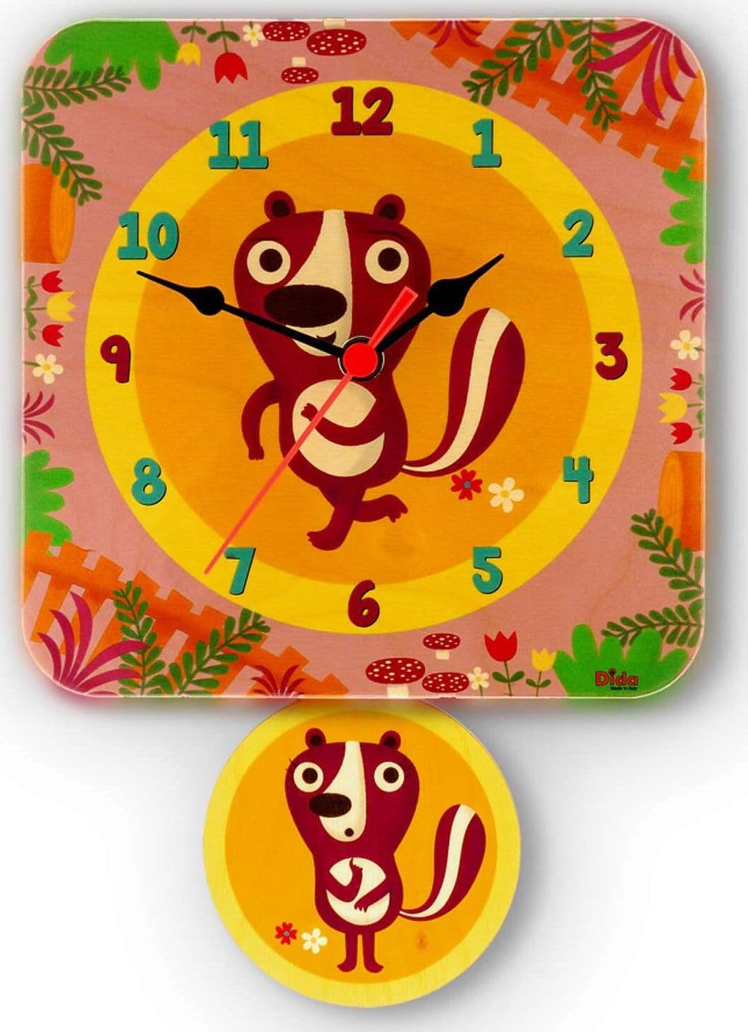 Orologio A Pendolo - Puzzole Da Parete Cameretta Bambini Dida