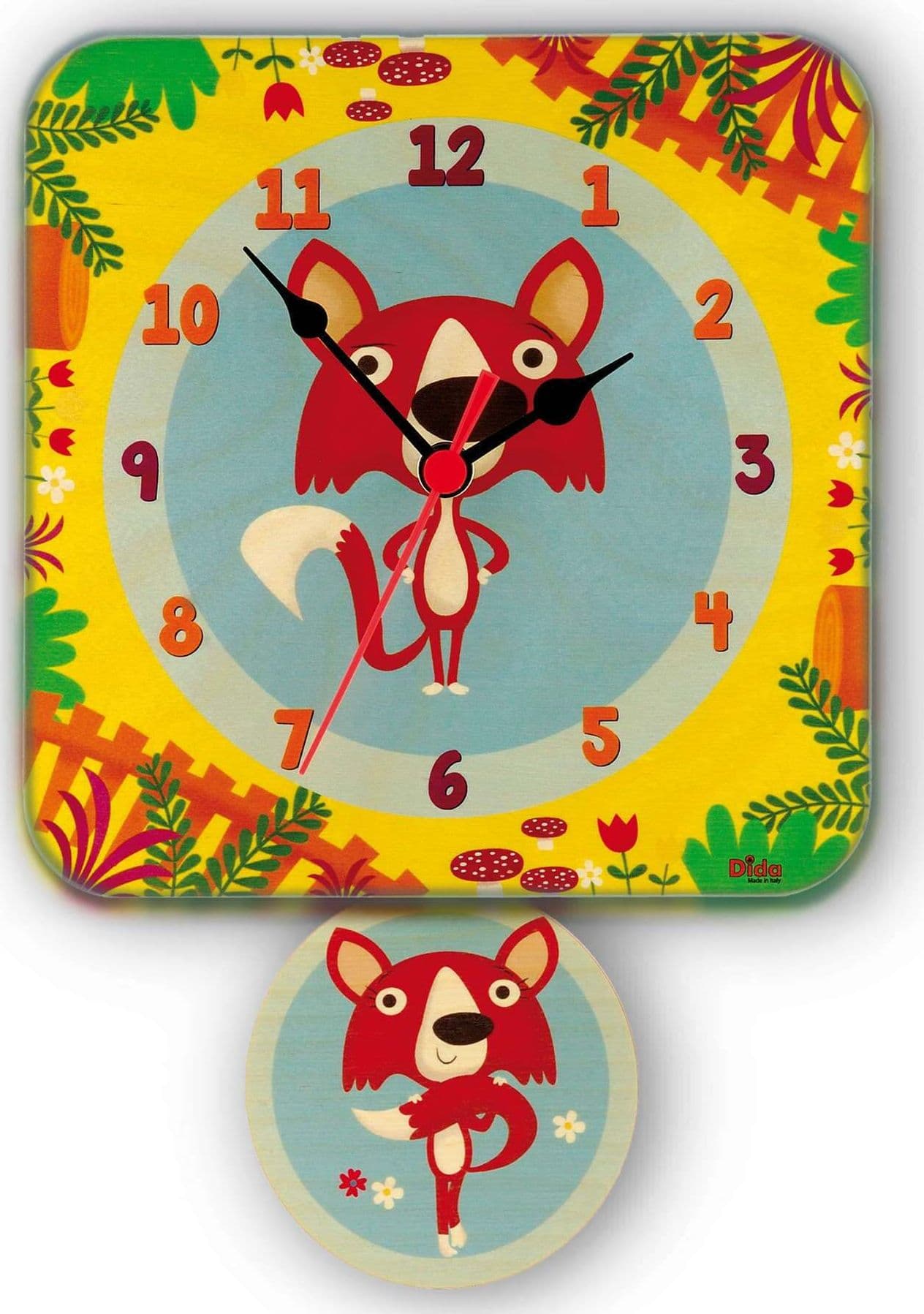 Orologio A Pendolo - Volpi Da Parete Cameretta Bambini Dida in Orologi Dida - Ragusa, commercioVirtuoso.it