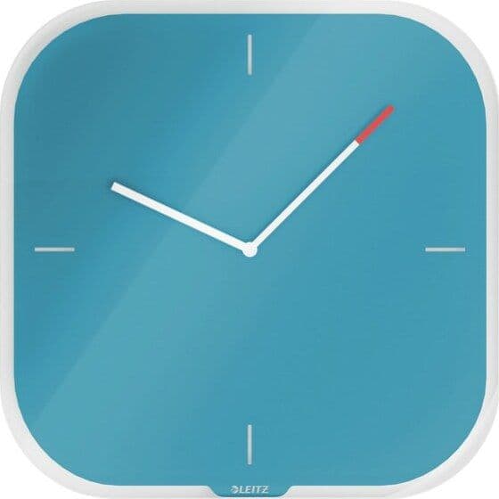 Orologio Cosy - da parete - silenzioso - in vetro - blu - Leitz Casa e cucina/Decorazioni per interni/Orologi/Orologi particolari/Stazioni meteorologiche Eurocartuccia - Pavullo, Commerciovirtuoso.it