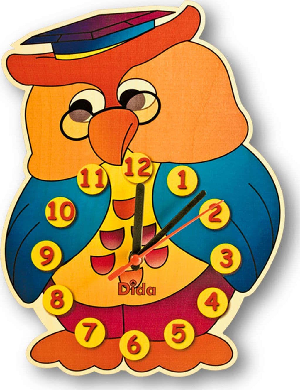 Orologio Da Parete - Gufo per Cameretta Bambini Dida in Orologi Dida - Ragusa, commercioVirtuoso.it