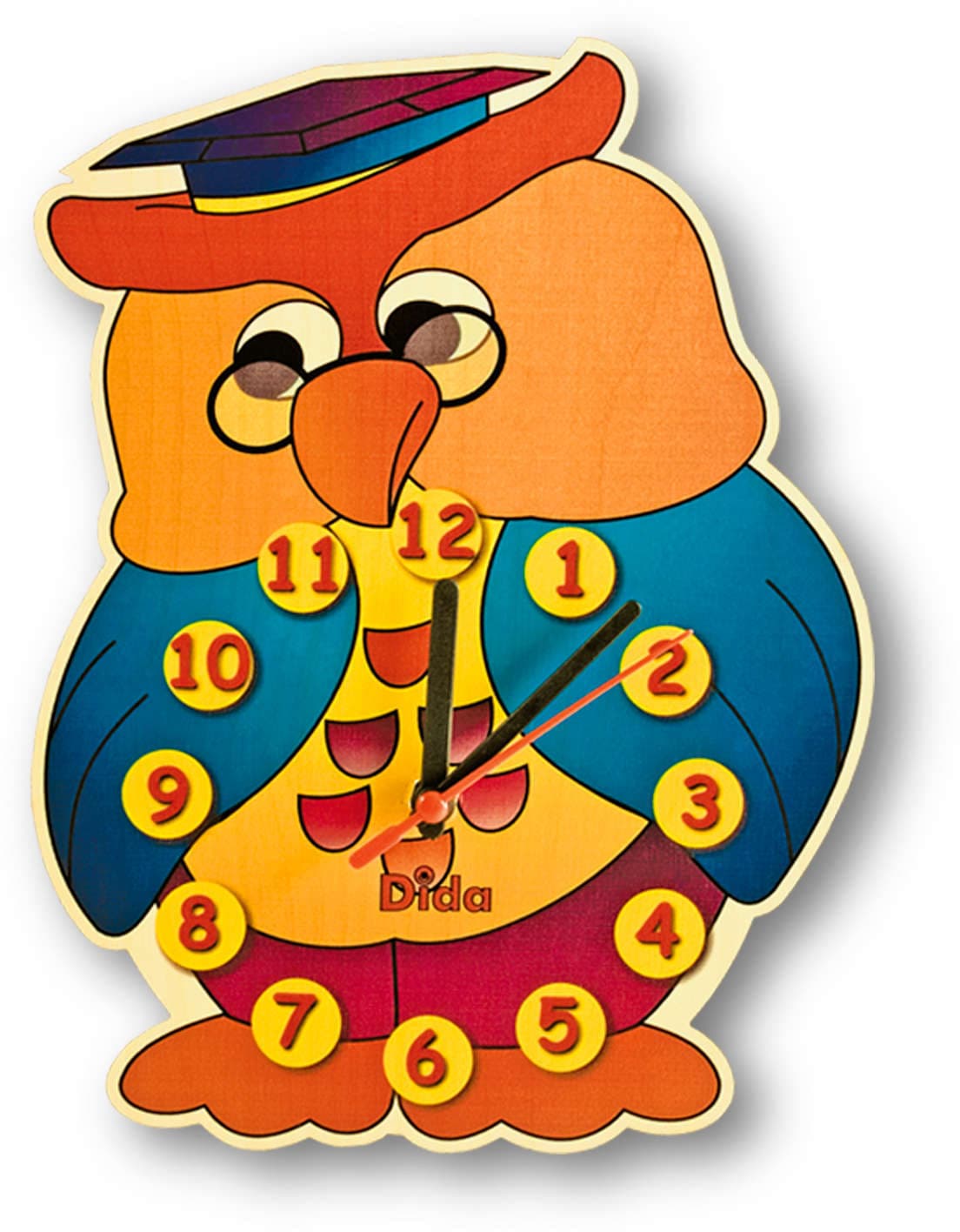 Orologio Da Parete - Gufo per Cameretta Bambini Dida in Orologi Dida - Ragusa, commercioVirtuoso.it