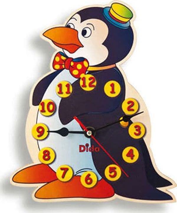 Orologio Da Parete - Pinguino per Cameretta Bambini Dida in Orologi Dida - Ragusa, commercioVirtuoso.it