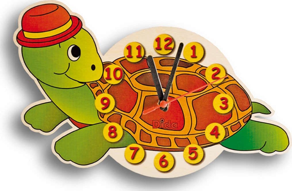 Orologio Da Parete - Tartaruga Per Cameretta Bambini in Legno Dida in Orologi Dida - Ragusa, commercioVirtuoso.it