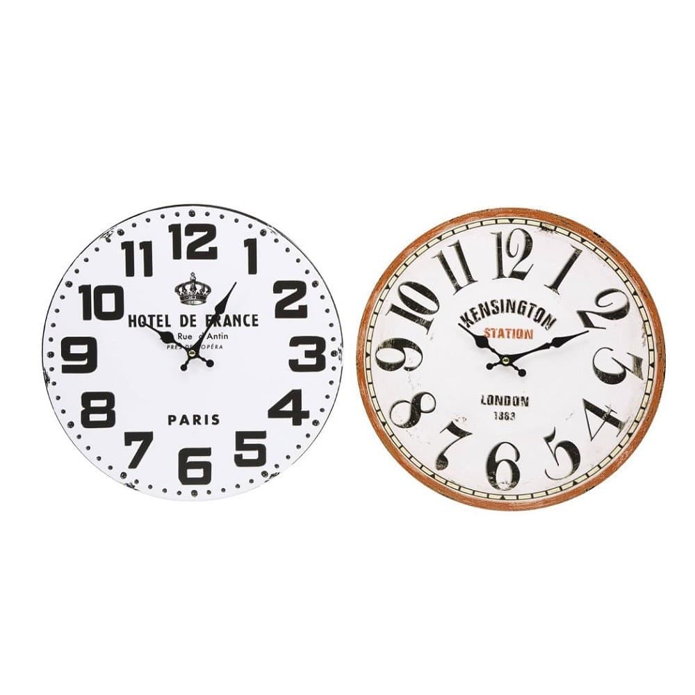 Orologio Da Parete In Legno Rotondo Vintage Retro' Analogico Casa Cucina 218694 Casa, arredamento e bricolage > Accessori Casa > Orologi e Sveglie Trade Shop italia - Napoli, Commerciovirtuoso.it