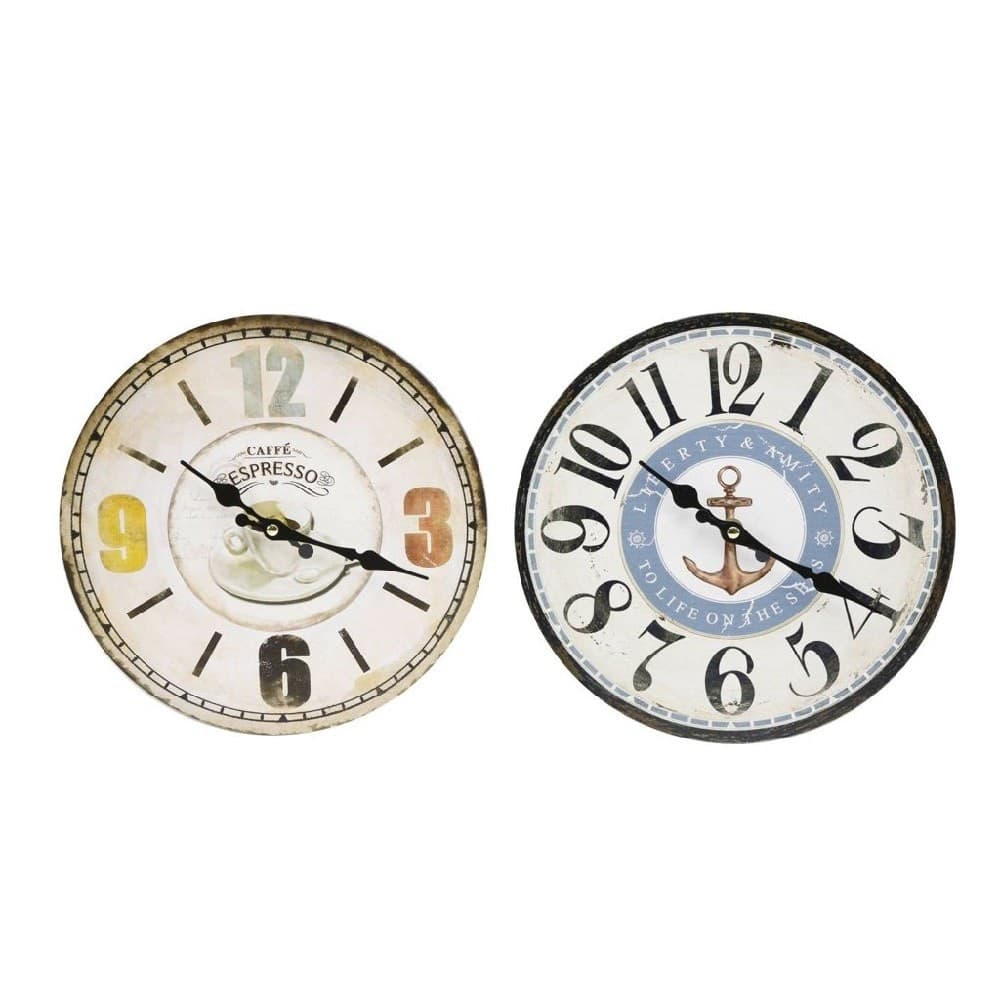 Orologio Da Parete In Stile Vintage Tondo In Legno Analogico Casa Cucina 218707 Casa, arredamento e bricolage > Accessori Casa > Orologi e Sveglie Trade Shop italia - Napoli, Commerciovirtuoso.it