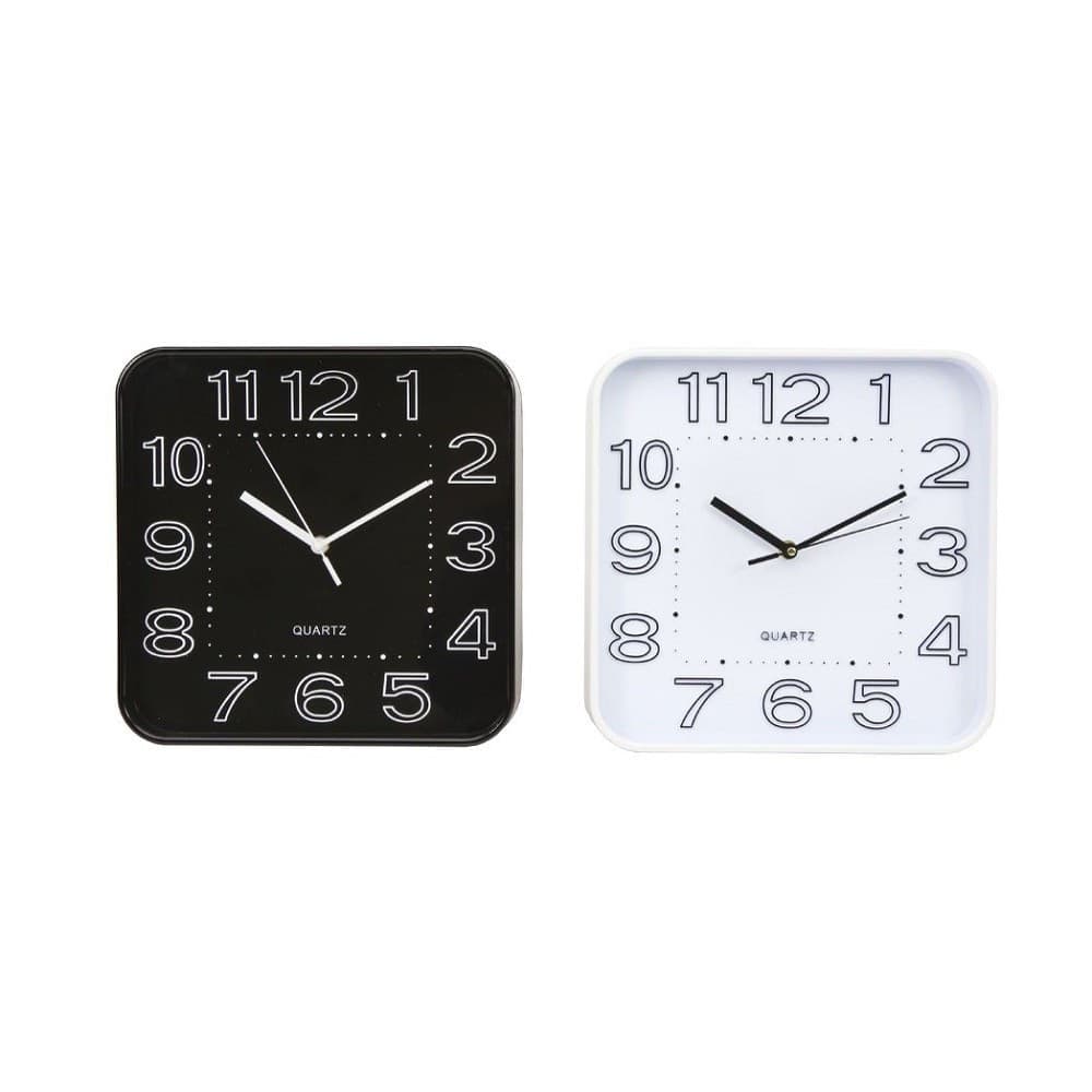 Orologio Da Parete Muro A Quarzo Quadrato Analogico Casa Ufficio Da 30 Cm 196872 Casa, arredamento e bricolage > Accessori Casa > Orologi e Sveglie Trade Shop italia - Napoli, Commerciovirtuoso.it