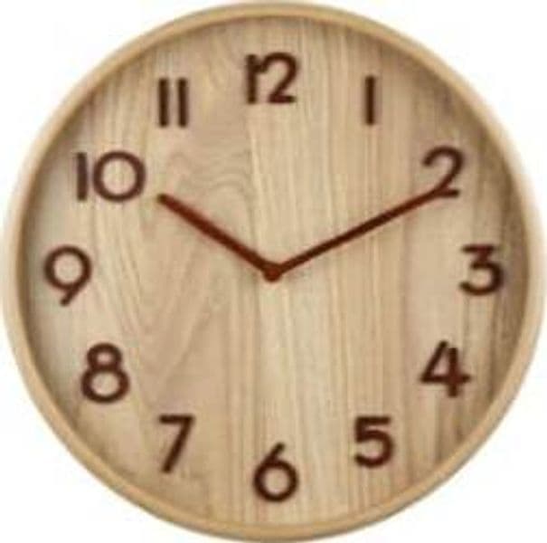 Orologio da parete Wood - D 32 cm - legno - Methodo Casa e cucina/Decorazioni per interni/Orologi/Orologi particolari/Stazioni meteorologiche Eurocartuccia - Pavullo, Commerciovirtuoso.it