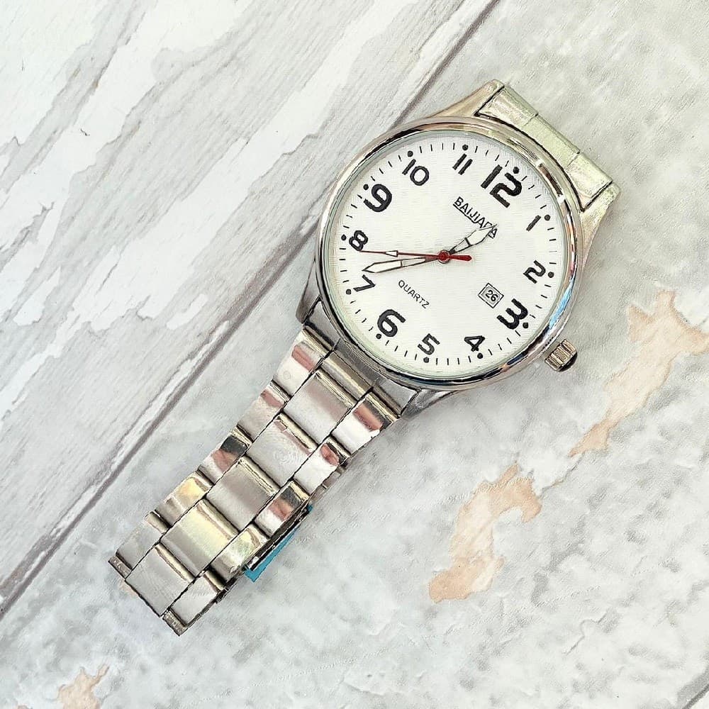 Orologio Da Polso Baijiada Analogico Al Quarzo Acciaio Con Quadrante Bianco Data Abbigliamento e Accessori > Orologi e gioielli > Orologi Donna Trade Shop italia - Napoli, Commerciovirtuoso.it