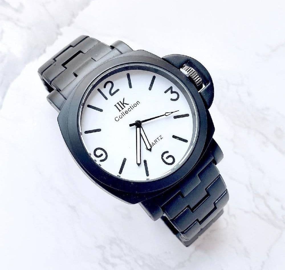 Orologio Da Polso Ik Collection Uomo Analogico Quarzo Grande Nero Fondo Bianco Moda/Uomo/Orologi/Orologi da polso Trade Shop italia - Napoli, Commerciovirtuoso.it