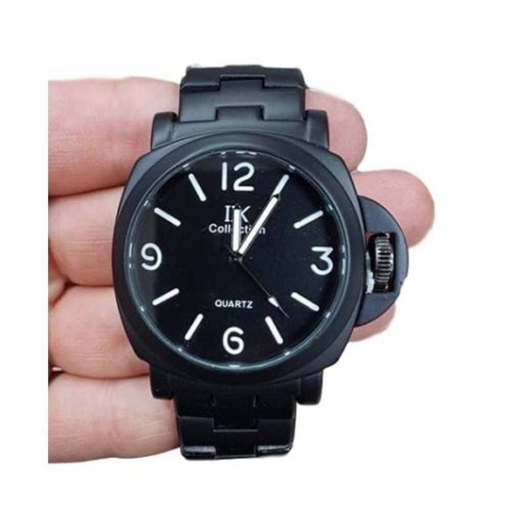 Orologio Da Polso Ik Collection Uomo Analogico Quarzo Grande Nero Fondo Nero Moda/Uomo/Orologi/Orologi da polso Trade Shop italia - Napoli, Commerciovirtuoso.it