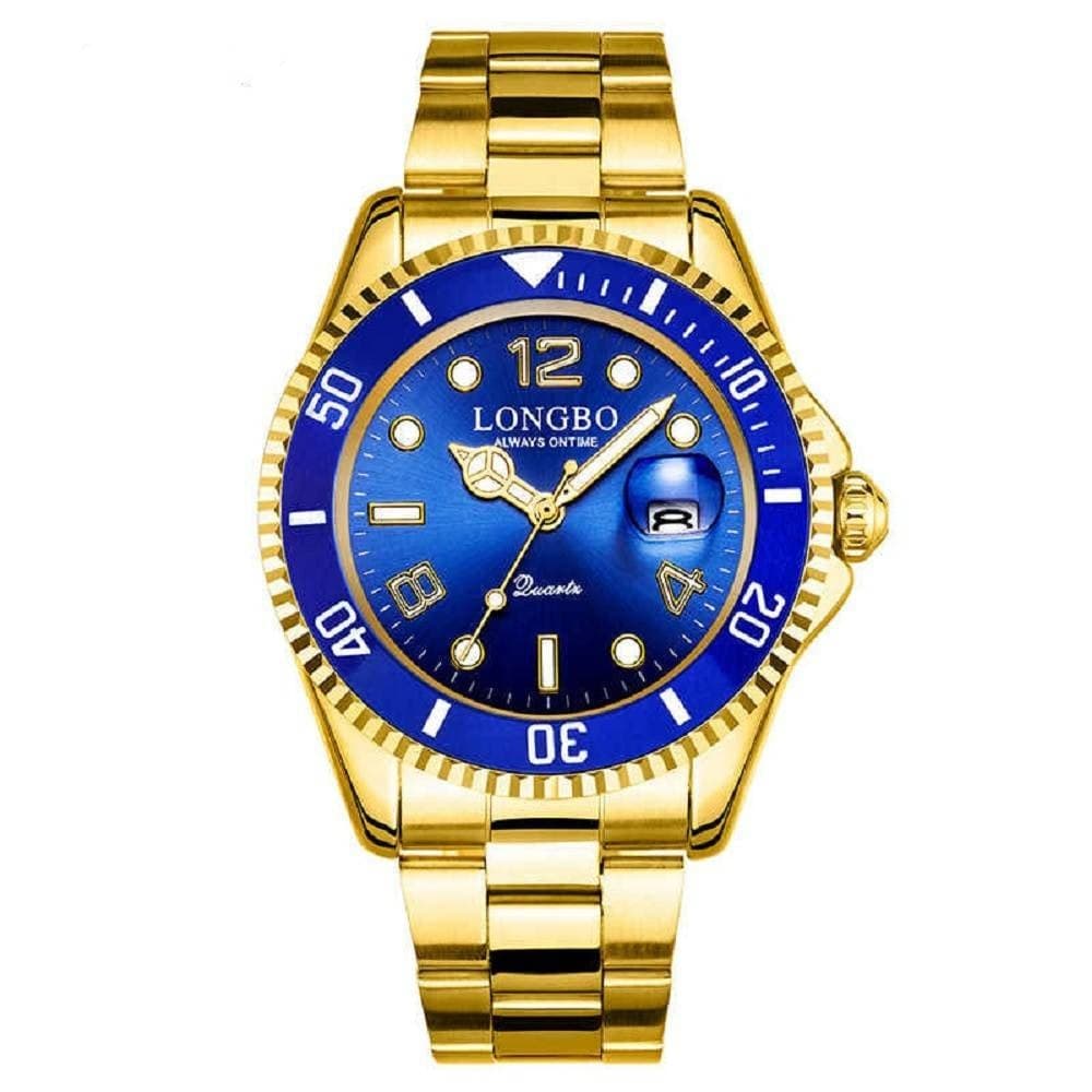 Orologio Da Polso Longbo 80430g Uomo Quarzo Impermeabile Data Elegante Dorato Blu Abbigliamento e Accessori > Orologi e gioielli > Orologi Uomo Trade Shop italia - Napoli, Commerciovirtuoso.it