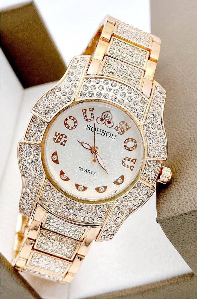 Orologio Da Polso Sousou S6011 Quarzo Moda Brillantini Acciaio Rosa Fondo Silver Abbigliamento e Accessori > Orologi e gioielli > Orologi Donna Trade Shop italia - Napoli, Commerciovirtuoso.it