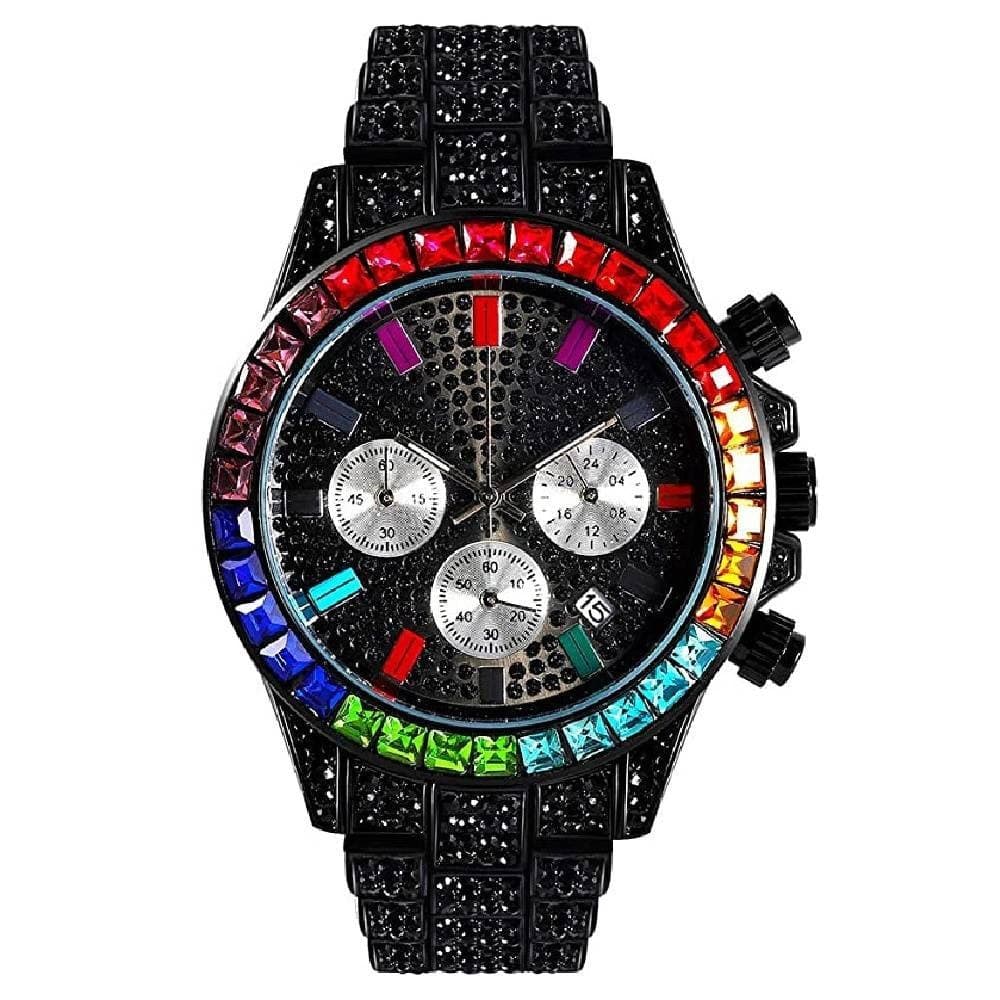 Orologio Da Polso Unisex Quarzo Acciaio Data Diamond Strass Nero Ghiera Colorata Abbigliamento e Accessori > Orologi e gioielli > Orologi Uomo > Orologi Donna Trade Shop italia - Napoli, Commerciovirtuoso.it