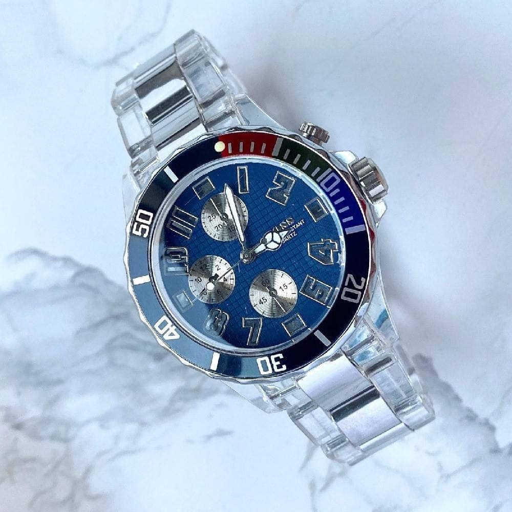 Orologio Da Polso Uomo Coss Analogico Quarzo Luminoso Silver Blu Quadrante Blu Moda/Uomo/Orologi/Orologi da polso Trade Shop italia - Napoli, Commerciovirtuoso.it