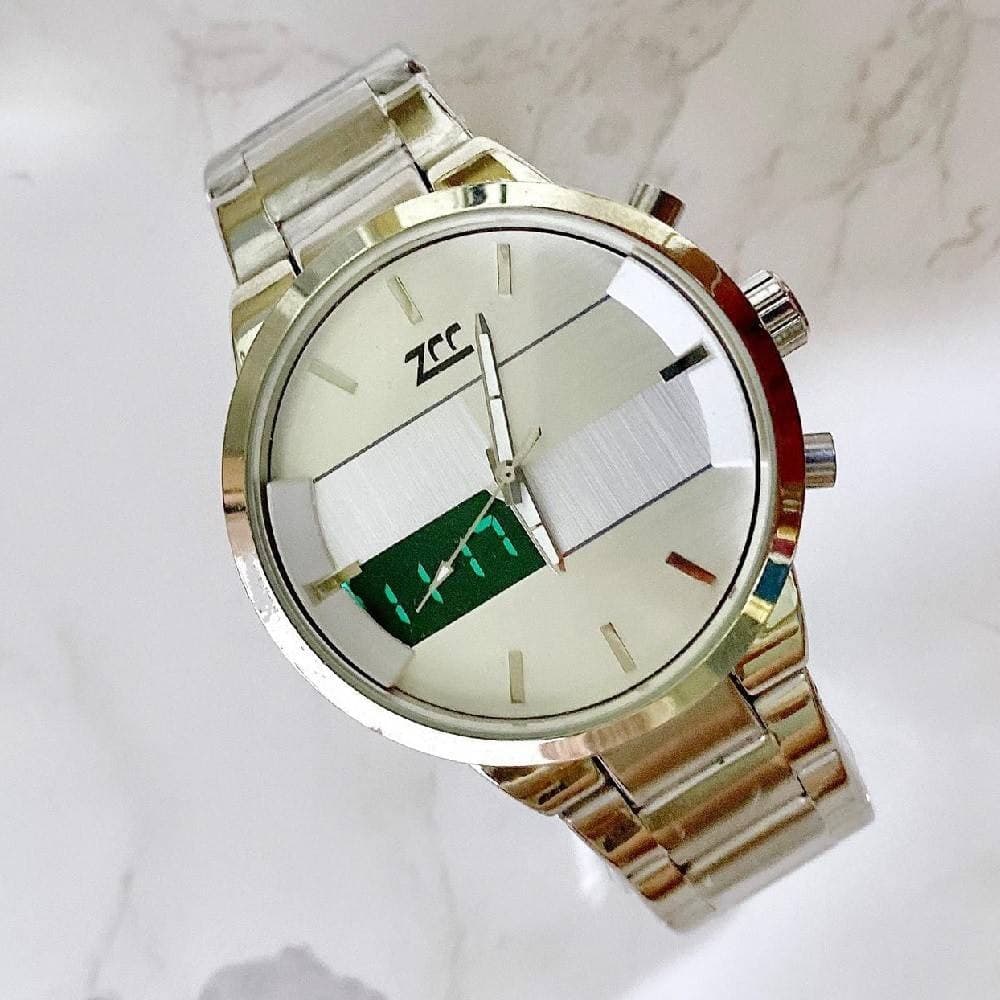 Orologio Da Polso Zcc 7258 Uomo Quarzo Acciaio Dual Time Silver Quadrante Bianco Moda/Uomo/Orologi/Orologi da polso Trade Shop italia - Napoli, Commerciovirtuoso.it