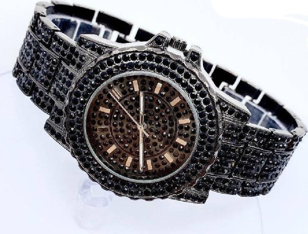 Orologio Da Polso Zcc Analogico Donna Quarzo Acciaio Moda Brillantinato Nero Abbigliamento e Accessori > Orologi e gioielli > Orologi Donna Trade Shop italia - Napoli, Commerciovirtuoso.it