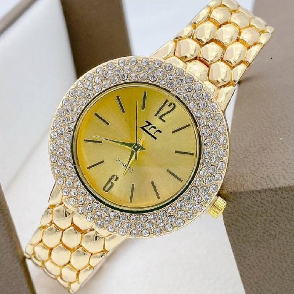 Orologio Da Polso Zcc Donna Quarzo Acciaio Moda Brillantini Analogico Dorato Oro Abbigliamento e Accessori > Orologi e gioielli > Orologi Donna Trade Shop italia - Napoli, Commerciovirtuoso.it