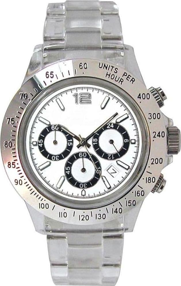 Orologio Polso Zcc Uomo Quarzo Cronografo Elegante Data Silver Silver Moda/Uomo/Orologi/Orologi da polso Trade Shop italia - Napoli, Commerciovirtuoso.it