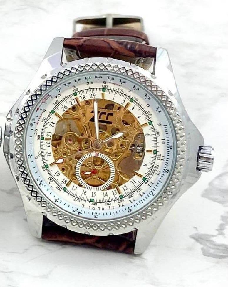 Orologio Da Polso Zcc Uomo Movimento Automatico Cinturino Pelle Marrone Bianco Abbigliamento e Accessori > Orologi e gioielli > Orologi Uomo Trade Shop italia - Napoli, Commerciovirtuoso.it