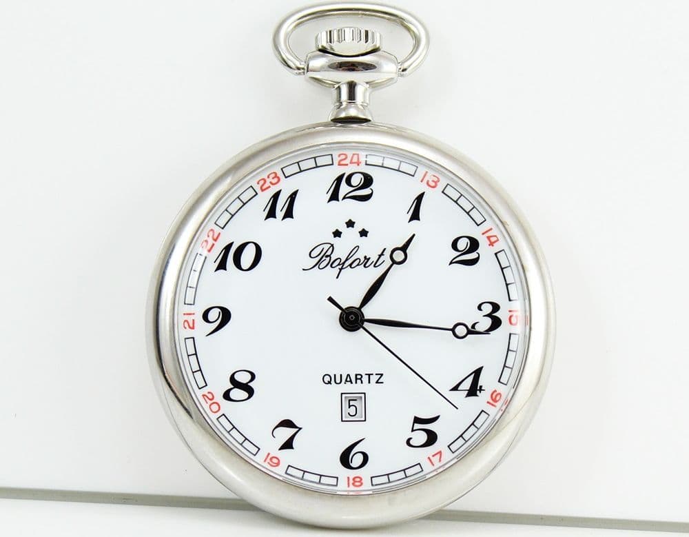 Orologio da tasca Bofort con logo FS Ferrovie dello Stato in Orologi da tasca Gioielleria Saba - Dolianova, commercioVirtuoso.it