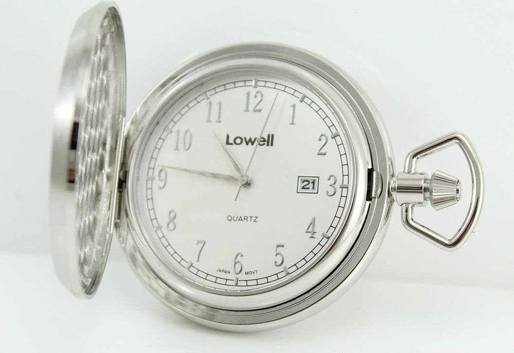 Orologio da tasca Lowell al quarzo cassa satinata personalizzabile in Orologi da tasca Gioielleria Saba - Dolianova, commercioVirtuoso.it