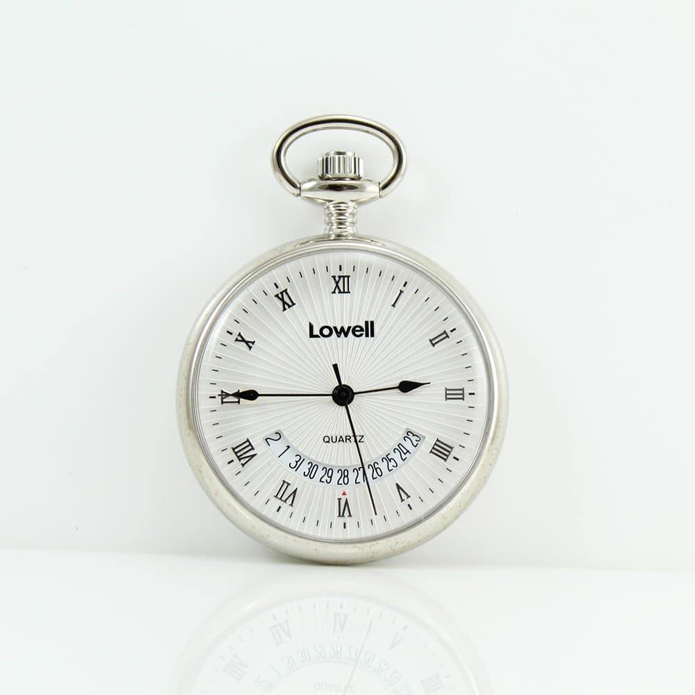 Orologio da tasca Lowell al quarzo con datario cassa lucida 42 mm in Orologi da tasca Gioielleria Saba - Dolianova, commercioVirtuoso.it