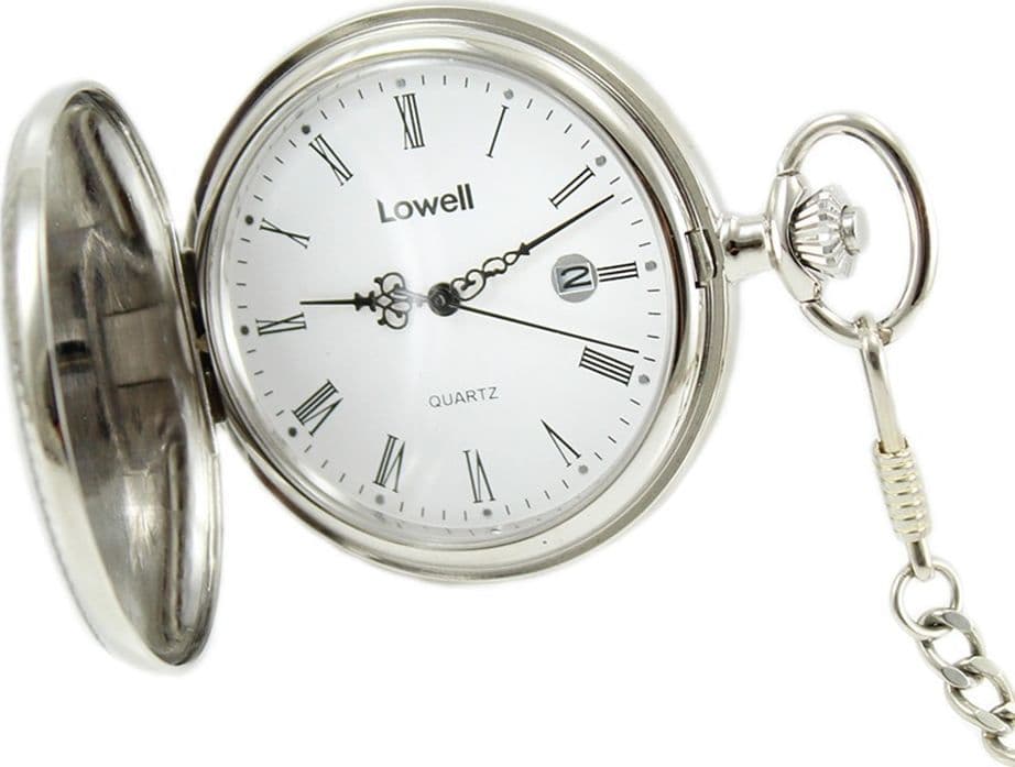 Orologio da tasca Lowell al quarzo cassa decorata per incisione in Orologi da tasca Gioielleria Saba - Dolianova, commercioVirtuoso.it