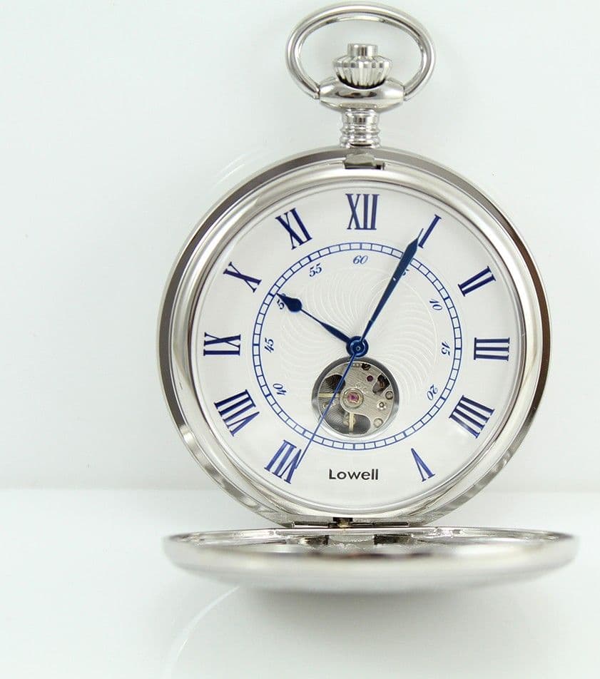 Orologio da tasca meccanico carica manuale Lowell 52 mm in Orologi da tasca Gioielleria Saba - Dolianova, commercioVirtuoso.it