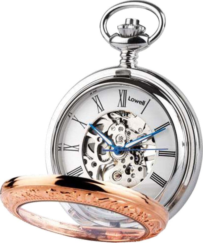 Orologio da tasca Meccanico carica manuale Lowell con movimento a vista in Orologi da tasca Gioielleria Saba - Dolianova, commercioVirtuoso.it