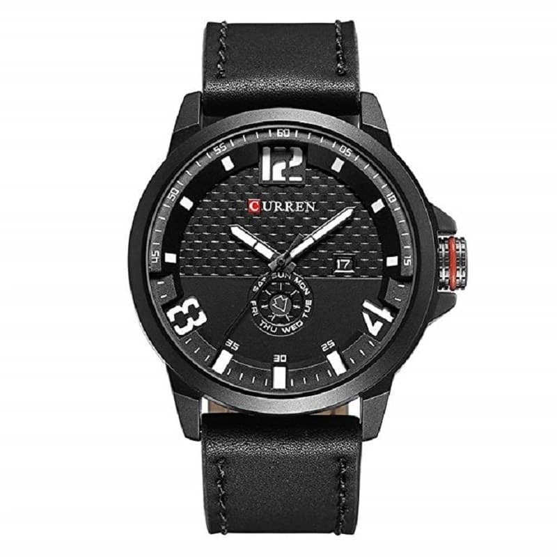 OROLOGIO DA UOMO MARCA DI QUALITA' IN VERA PELLE BAND CURREN AL QUARZO BLACK8253 Moda/Uomo/Orologi/Orologi da polso Trade Shop italia - Napoli, Commerciovirtuoso.it