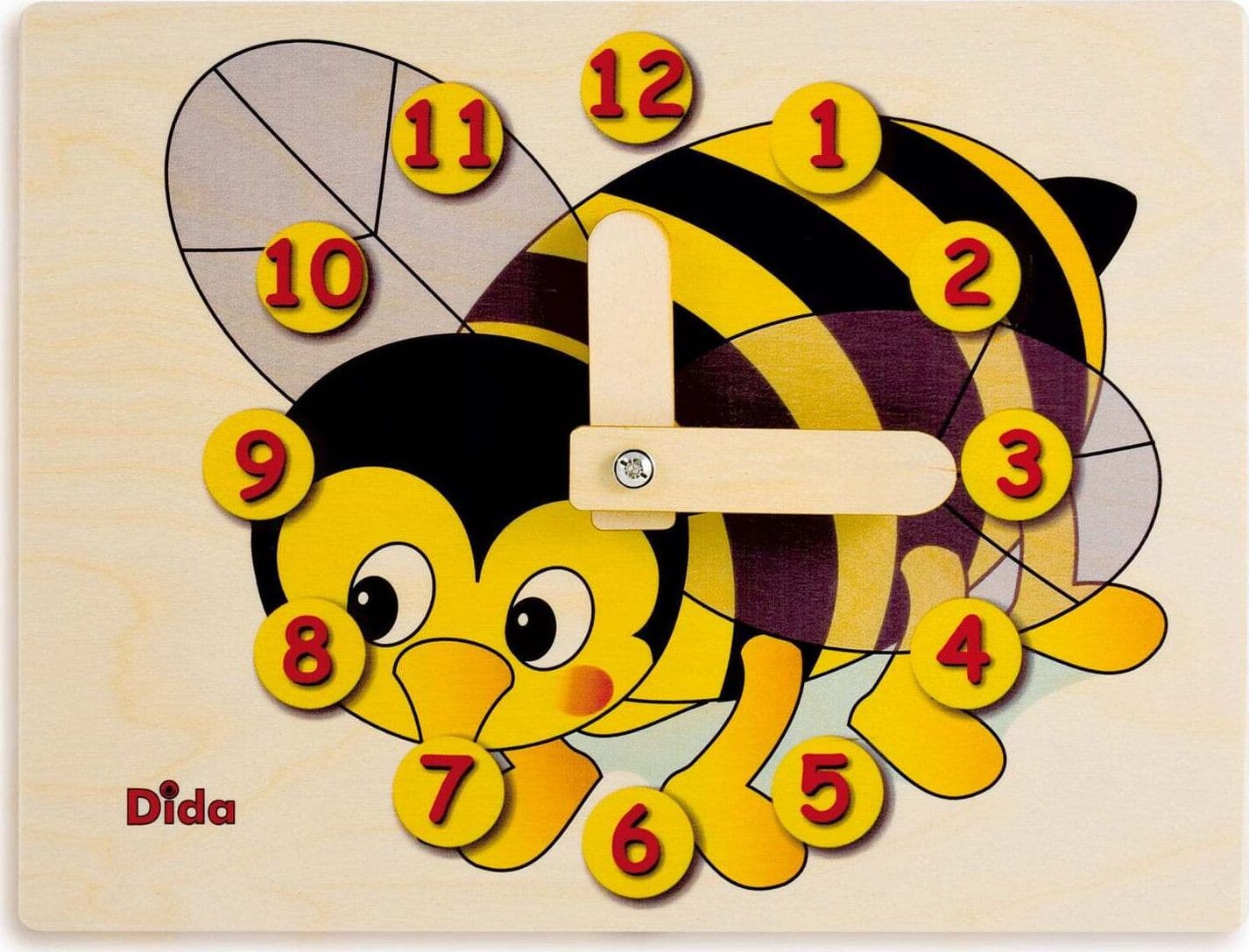 Orologio Didattico Ape Bambini per Imparare a Leggere Le Ore