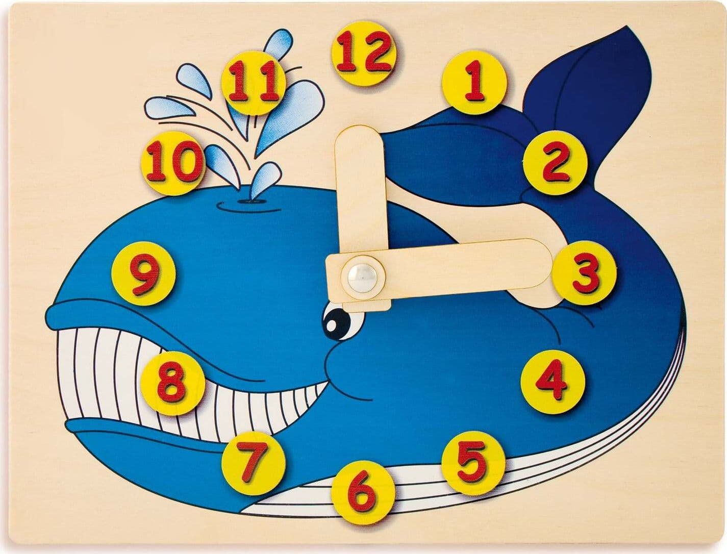 Orologio Didattico Balena Da Appendere Cameretta Bambini in Orologi d'apprendimento Dida - Ragusa, commercioVirtuoso.it