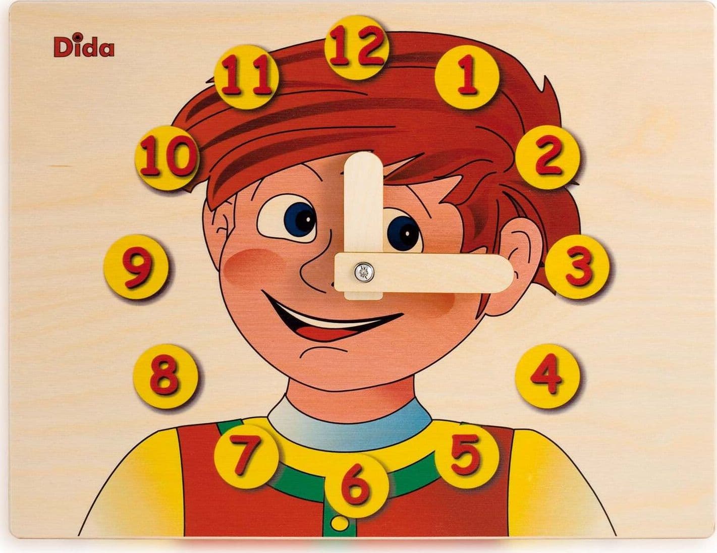 Orologio Didattico Bimbo per Imparare a Leggere Le Ore