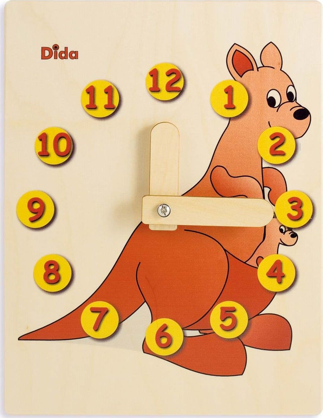 Orologio Didattico Canguro Bambini per Imparare a Leggere Le Ore in Orologi d'apprendimento Dida - Ragusa, commercioVirtuoso.it