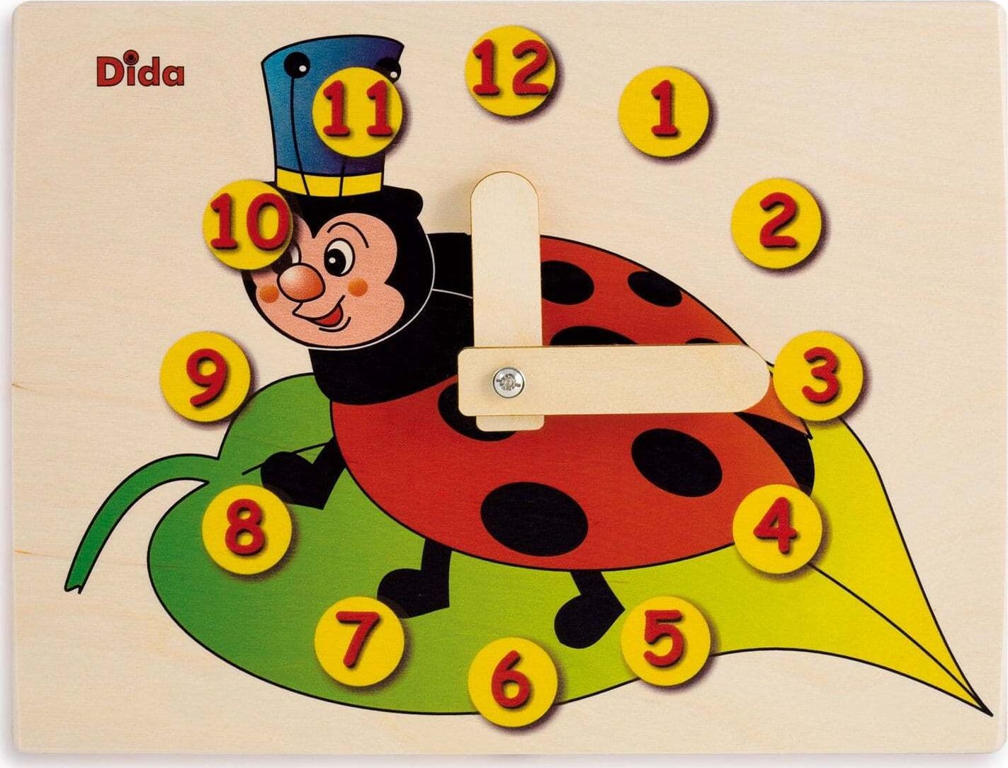Orologio Didattico Coccinella Bambini per Imparare a Leggere Le Ore in Orologi d'apprendimento Dida - Ragusa, commercioVirtuoso.it