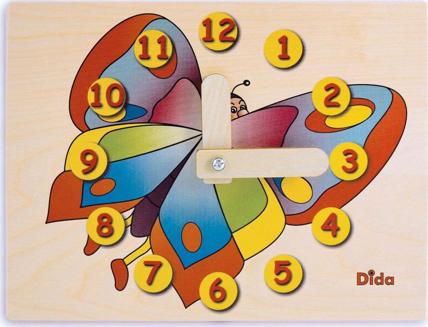 Orologio Didattico Farfalla Bambini per Imparare a Leggere Le Ore in Orologi d'apprendimento Dida - Ragusa, commercioVirtuoso.it