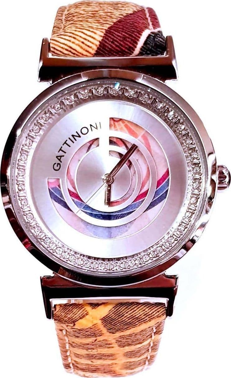 Orologio donna in pelle Gattinoni Monogram Accessorio da polso per Lei Brillantini Safari Beige Idea Regalo Art. PJL 1263-3 3GW in Orologi da polso E B Gioielli - Siderno, commercioVirtuoso.it