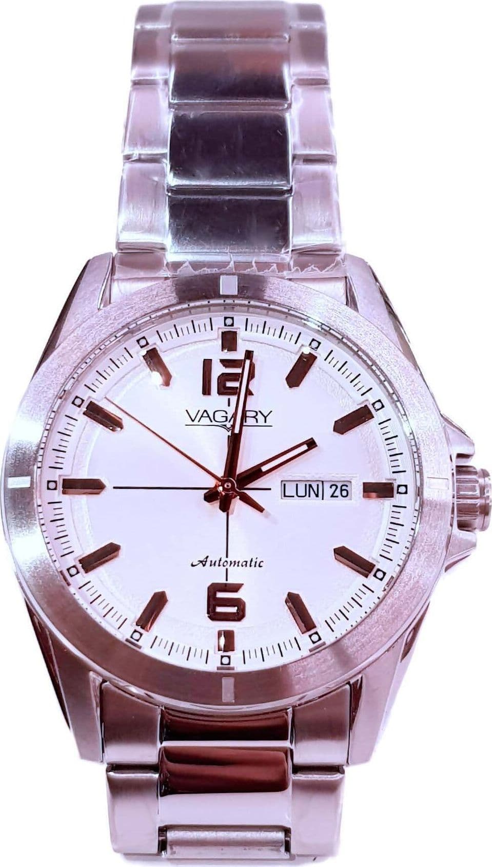Orologio in Acciaio da uomo Automatico con maglie in acciaio e meccanismo a vista Vagary. Art. IX3-017-11l Vagary By Citizen in Orologi da polso E B Gioielli - Siderno, commercioVirtuoso.it