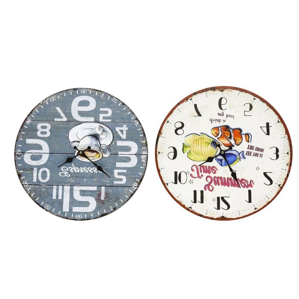 Orologio In Legno Da Parete Rotondo Analogico Vintage Retro' Casa Cucina 218690 Casa, arredamento e bricolage > Accessori Casa > Orologi e Sveglie Trade Shop italia - Napoli, Commerciovirtuoso.it
