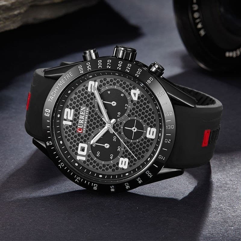 Orologio Polso Curren 8167 Uomo Analogico Quarzo Moderno Nero Quad. Nero Moda/Uomo/Orologi/Orologi da polso Trade Shop italia - Napoli, Commerciovirtuoso.it