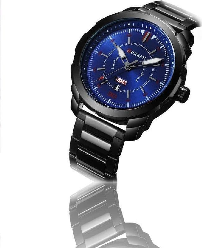 Orologio Polso Curren 8266 Uomo Analogico Data Quarzo Business Nero Blu Moda/Uomo/Orologi/Orologi da polso Trade Shop italia - Napoli, Commerciovirtuoso.it