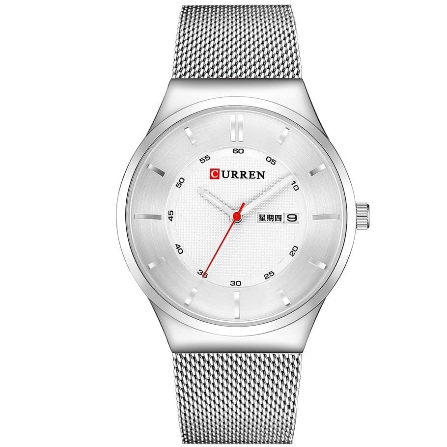 Orologio Polso Curren 8311 Analogico Quarzo Data Maglia Milano Silver Moda/Uomo/Orologi/Orologi da polso Trade Shop italia - Napoli, Commerciovirtuoso.it