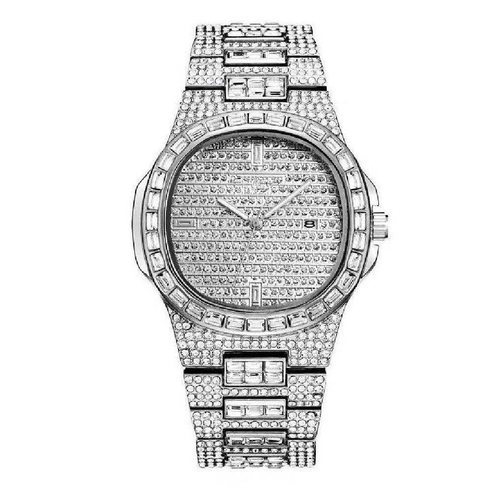 Orologio Polso Donna Acciaio Moda Brillantini Strass Calendario Analogico Silver Abbigliamento e Accessori > Orologi e gioielli > Orologi Donna Trade Shop italia - Napoli, Commerciovirtuoso.it